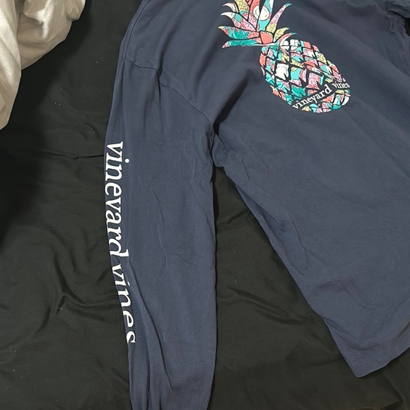 Vineyard Vines Navy Blue Long Sleeve Tee - Picture 4 of 4